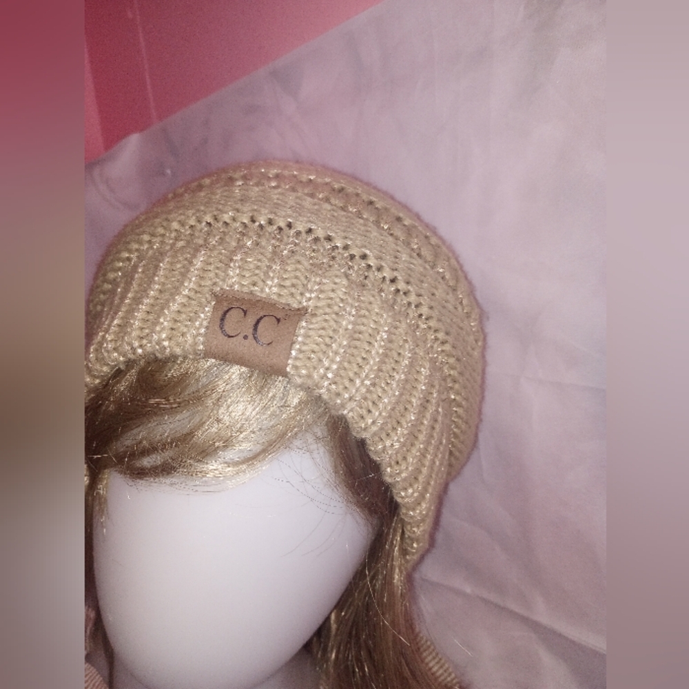 C.C winter hat.